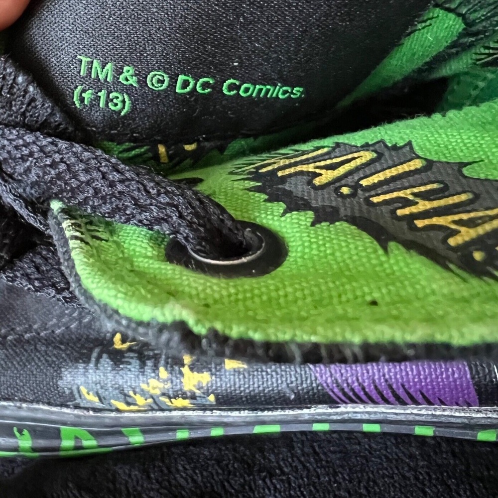 Converse × DC Comics The Joker All-Star High Tops HAHAHA Sizes Mens 5 Womens 7 - Picture 11 of 11